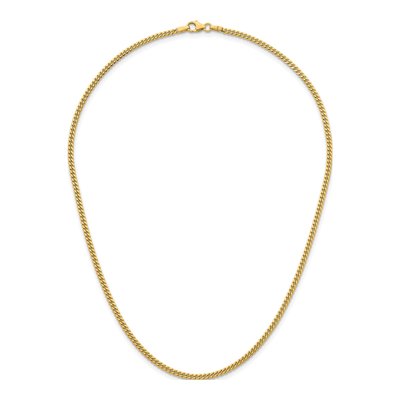 14K Yellow Gold 2.4mm Curb Chain – view 6