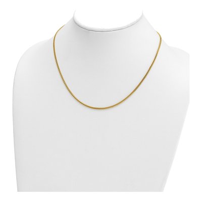 14K Yellow Gold 2.4mm Curb Chain – view 5