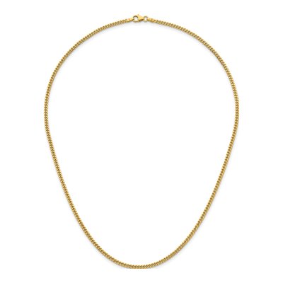 14K Yellow Gold 2.4mm Curb Chain – view 6