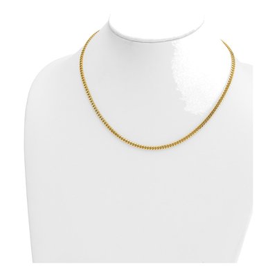 14K Yellow Gold 3.4mm Curb Chain – view 6