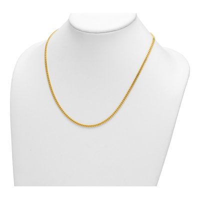 14K Yellow Gold 3.4mm Curb Chain – view 6