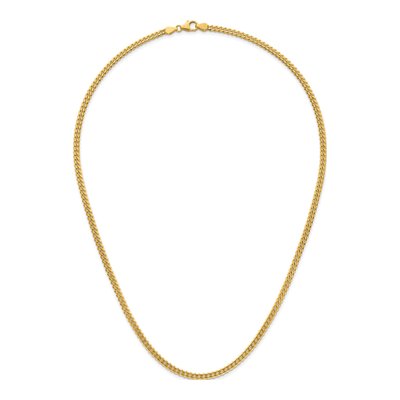 14K Yellow Gold 3.4mm Curb Chain – view 7