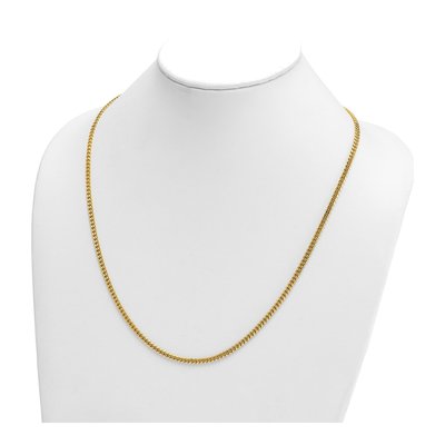 14K Yellow Gold 3.4mm Curb Chain – view 6