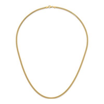 14K Yellow Gold 3.4mm Curb Chain – view 7