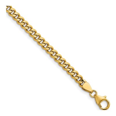 14K Yellow Gold 4.2mm Curb Chain