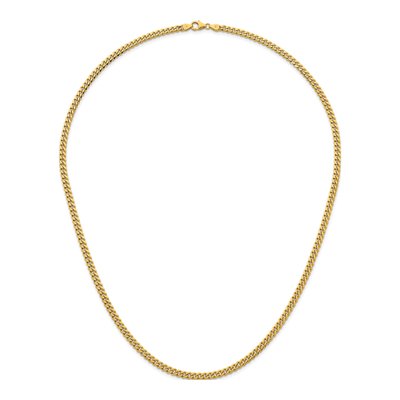 14K Yellow Gold 4.2mm Curb Chain – view 6