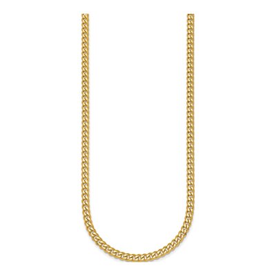 14K Yellow Gold 4.2mm Curb Chain – view 3