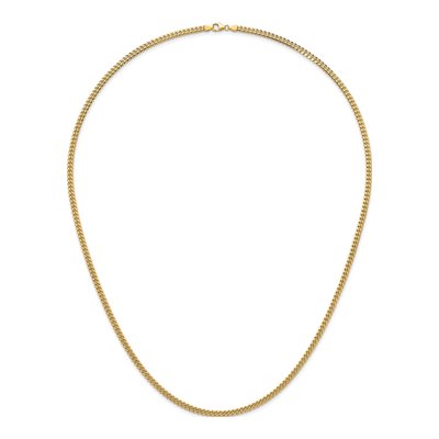 14K Yellow Gold 4.2mm Curb Chain – view 6