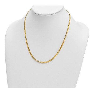 14K Yellow Gold 3.7mm Fancy Link Chain – view 5