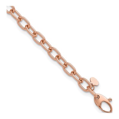 14K Rose Gold 5.25mm Cable Chain Bracelet