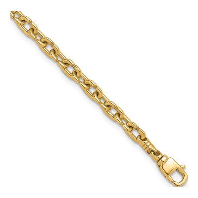14K Yellow Gold 4.8mm Cable Chain Bracelet