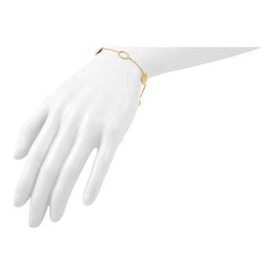 14K Yellow Gold Station Bracelet – view 6