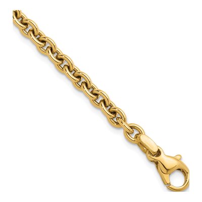 14K Yellow Gold 4.75mm Cable Chain Bracelet