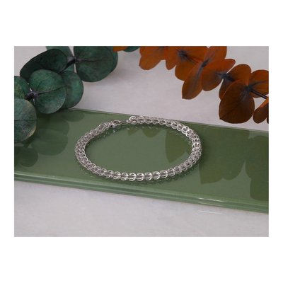 14K White Gold Fancy Link Chain Bracelet – view 7