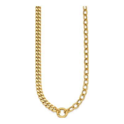 14K Yellow Gold Holder Necklace – view 3