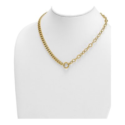 14K Yellow Gold Holder Necklace – view 4
