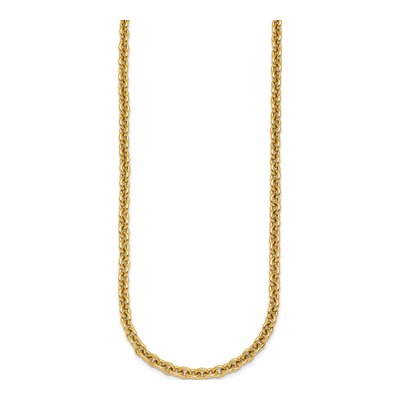 14K Yellow Gold 4.75mm Cable Chain – view 3
