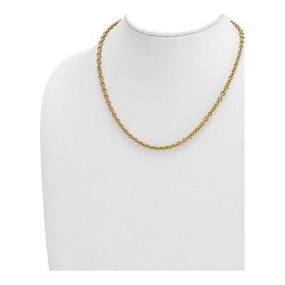 14K Yellow Gold 4.75mm Cable Chain – view 4