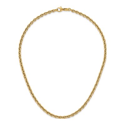 14K Yellow Gold 4.75mm Cable Chain – view 6