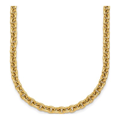 14K Yellow Gold 4.75mm Cable Chain