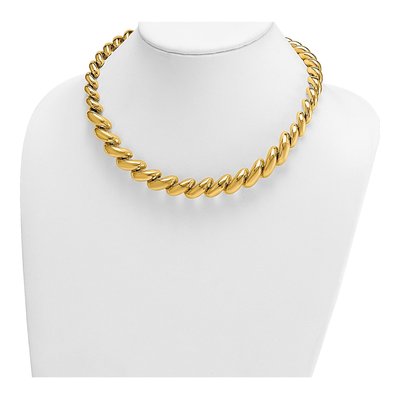 14K Yellow Gold Graduated San Marco Necklace – view 3