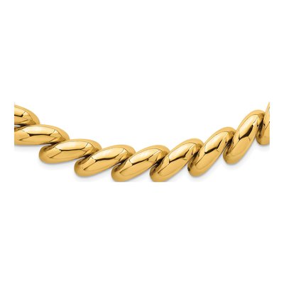 14K Yellow Gold Graduated San Marco Necklace