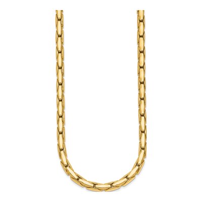 14K Yellow Gold 6mm Fancy Link Chain – view 3