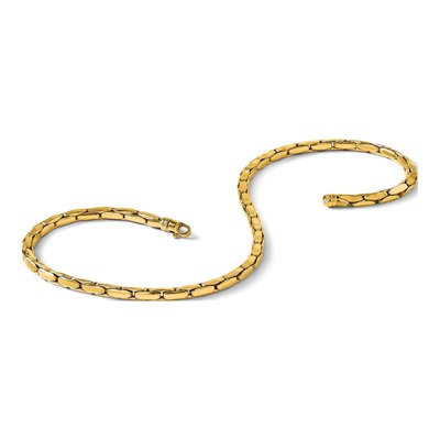 14K Yellow Gold 6mm Fancy Link Chain – view 7