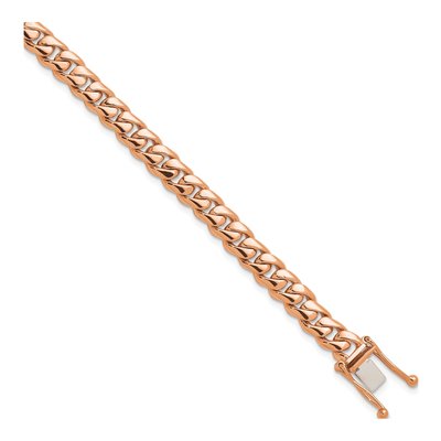 14K Rose Gold 7mm Curb Chain