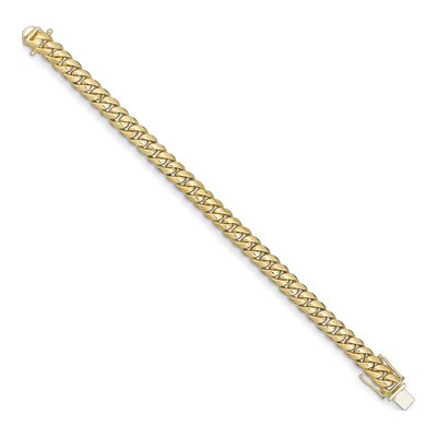 14K Yellow Gold 9.2mm Curb Chain – view 2
