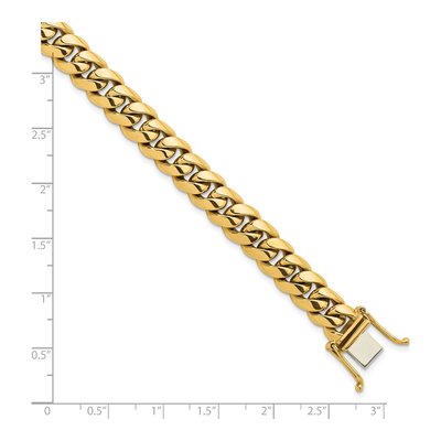 14K Yellow Gold 9.2mm Curb Chain – view 3