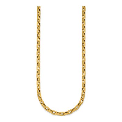 14K Yellow Gold 4.6mm Hollow Cable Chain – view 3