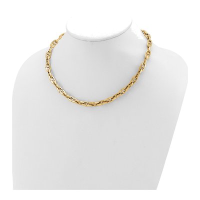 14K Yellow Gold 7.2mm Anchor Chain – view 3