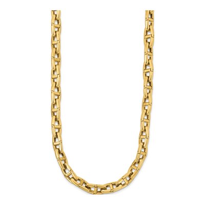14K Yellow Gold 7.2mm Anchor Chain – view 3
