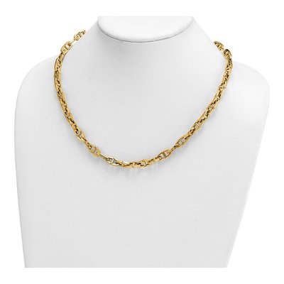 14K Yellow Gold 7.2mm Anchor Chain – view 4