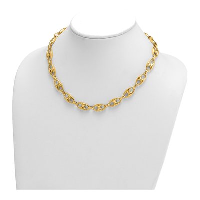 14K Yellow Gold 10mm Anchor Chain – view 4