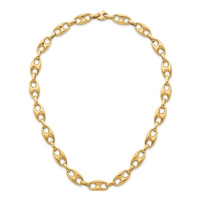 14K Yellow Gold 10mm Anchor Chain – view 6