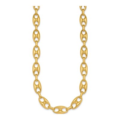 14K Yellow Gold 10mm Anchor Chain – view 3