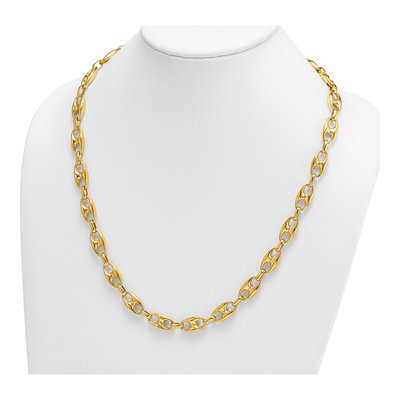 14K Yellow Gold 10mm Anchor Chain – view 4
