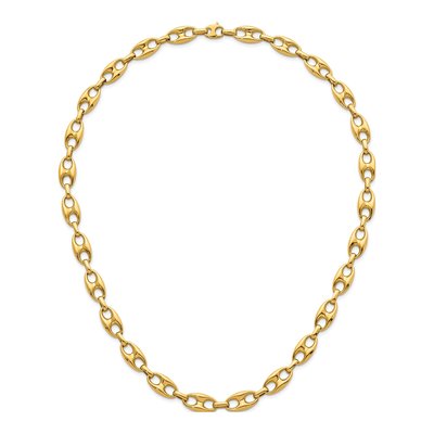 14K Yellow Gold 10mm Anchor Chain – view 6
