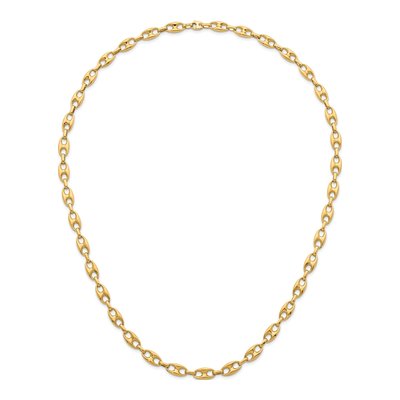 14K Yellow Gold 10mm Anchor Chain – view 6