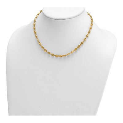 14K Yellow Gold 5.2mm Hollow Anchor Chain – view 4