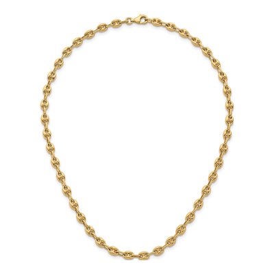 14K Yellow Gold 5.2mm Hollow Anchor Chain – view 6