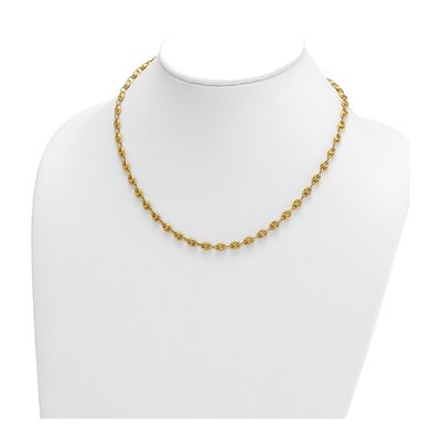 14K Yellow Gold 5.2mm Hollow Anchor Chain – view 4