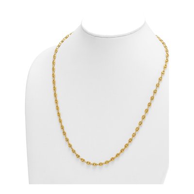 14K Yellow Gold 5.2mm Hollow Anchor Chain – view 4