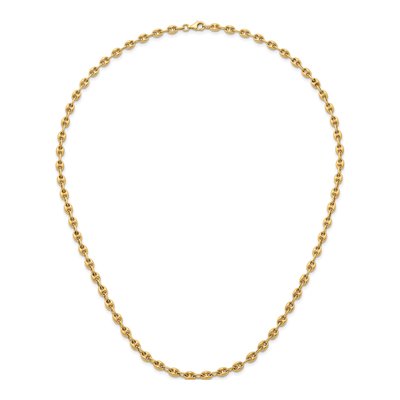 14K Yellow Gold 5.2mm Hollow Anchor Chain – view 6