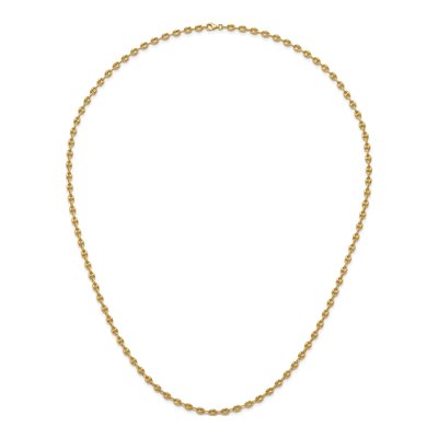 14K Yellow Gold 5.2mm Hollow Anchor Chain – view 6