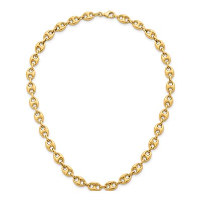 14K Yellow Gold 8.4mm Hollow Anchor Chain – view 6