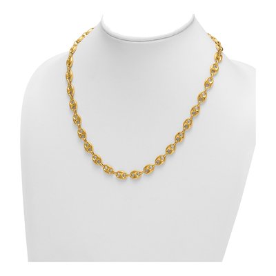 14K Yellow Gold 8.4mm Hollow Anchor Chain – view 4