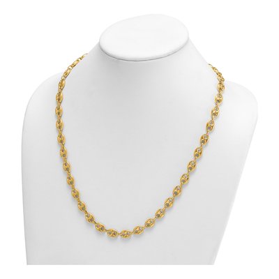 14K Yellow Gold 8.4mm Hollow Anchor Chain – view 5